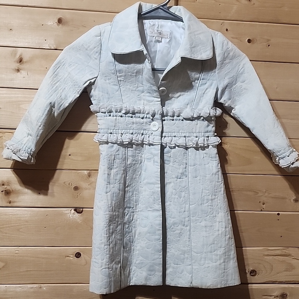 Trish Scully Size 3T Dress with Coat Petticoat Glamour Preloved!